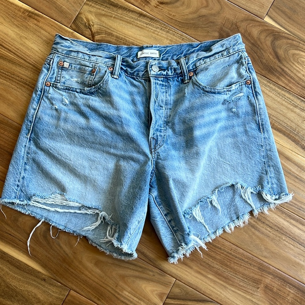 American Eagle AE77 cut off shorts button fly